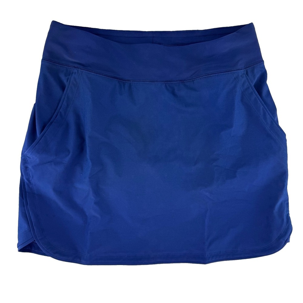 Lands End Board Skirt Swimwear Swimsuit Size 4P Navy Blue‎